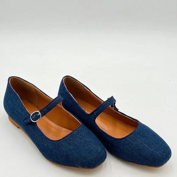 Pazzion Women Cute Closed Round Toe Mary Janes Comfortable Strap Buckled Ballet