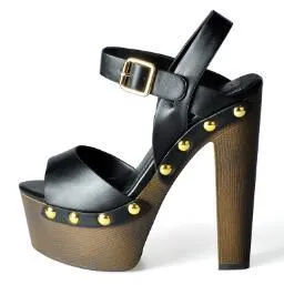 Peep toe ankle strap