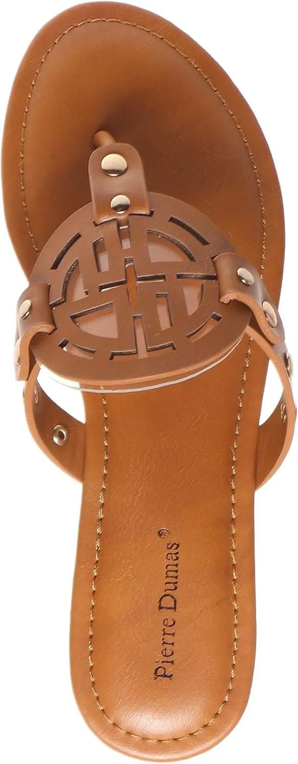 Pierre Dumas Women's Storm Thong Slip On Vegan Flip Flop Sandal