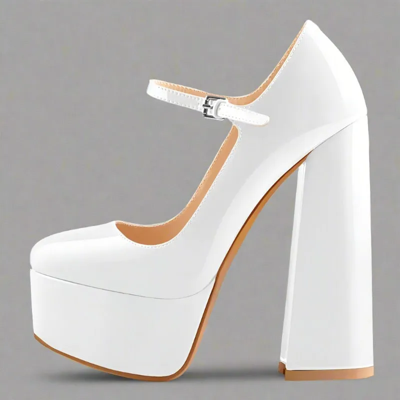 Platform Ankle Strap Heels