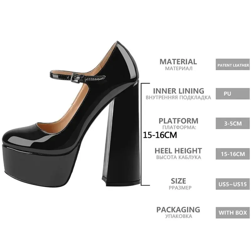 Platform Ankle Strap Heels