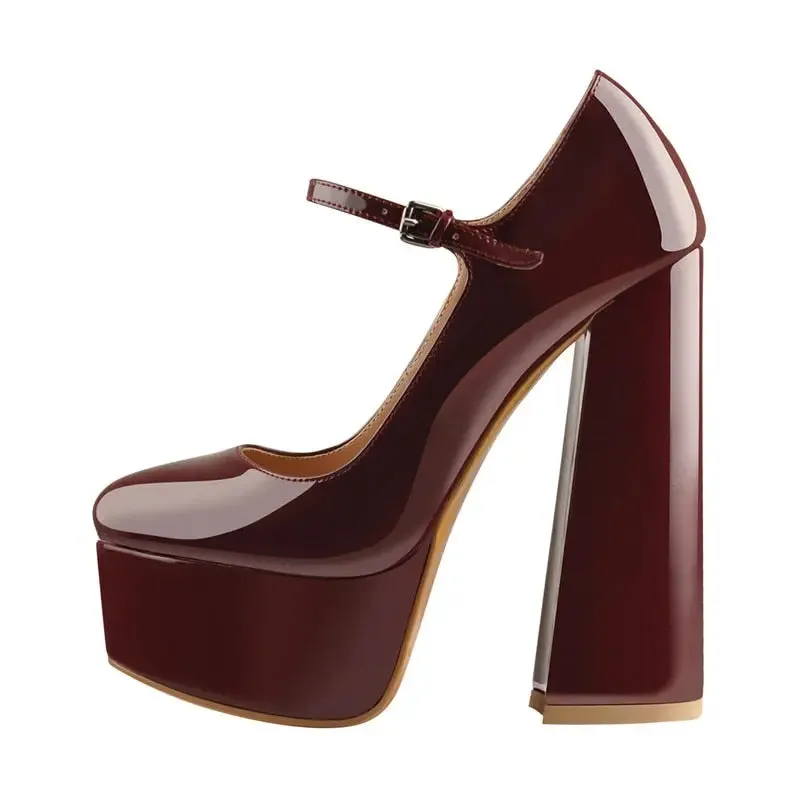 Platform Ankle Strap Heels