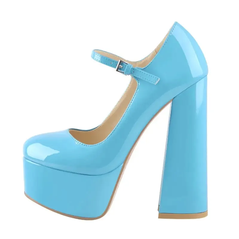 Platform Ankle Strap Heels