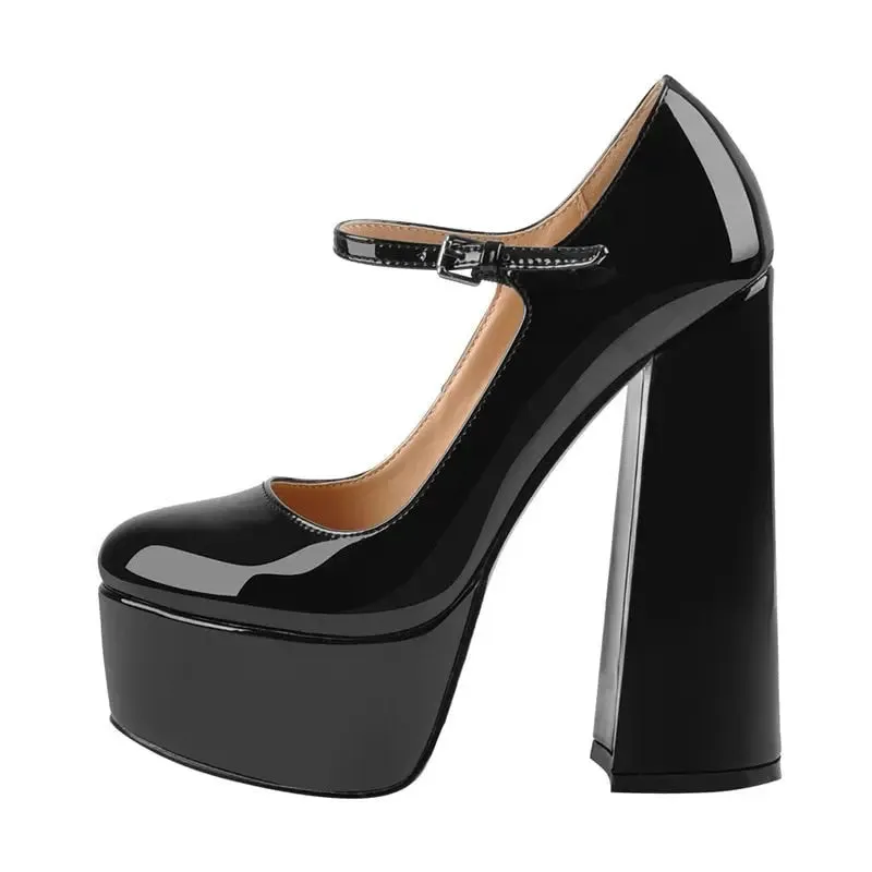 Platform Ankle Strap Heels