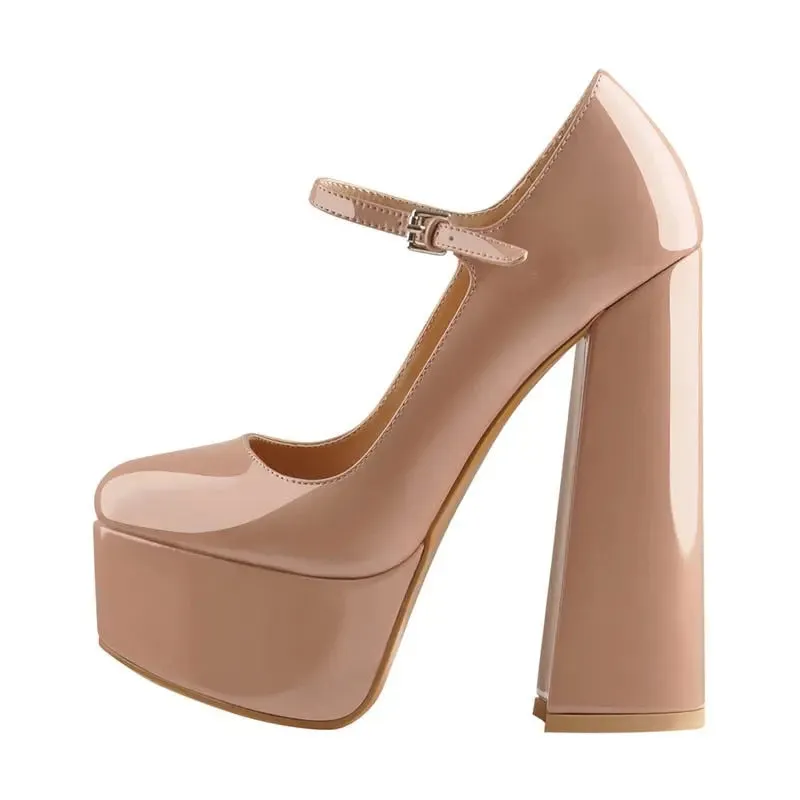 Platform Ankle Strap Heels