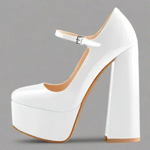 Platform Ankle Strap Heels