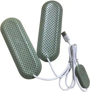 Portable USB Shoes Dryer Electric Heating Foot Warmers Deodorant Dehumidifying Device for Travel and Outdoor Home Use Portable Shoe Dryer
