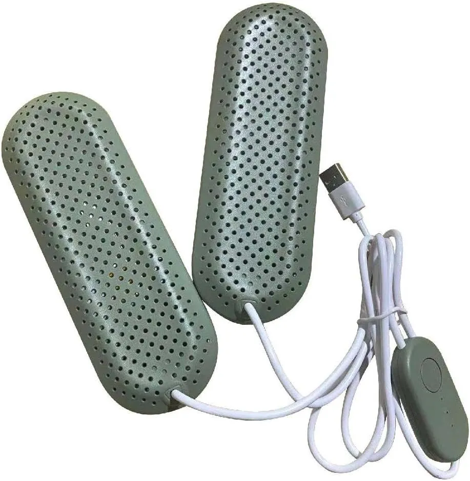 Portable USB Shoes Dryer Electric Heating Foot Warmers Deodorant Dehumidifying Device for Travel and Outdoor Home Use Portable Shoe Dryer