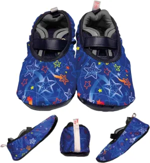 Premium Adult and Kid Shoe Covers - Keep your space clean: Home, Car, After Sports, Suitcase, Classroom - Durable, Machine-washable, Non-slip, Reusable (1 pair) for INDOOR USE