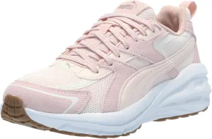 PUMA Women's Hypnotic Leather Shoes, Black-Warm White-Alpine Snow, 7