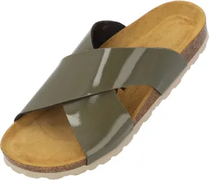 Rianel Women's Mules - Comfortable Sandals with Crossed Straps - Slippers - Fashionable Summer Shoes