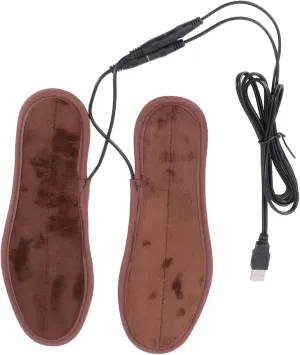 SAFIGLE Heated Insoles Winter Warm Shoe Pads with Cable Energy Saving Heating Shoe Inserts for Comfortable Foot Warmth