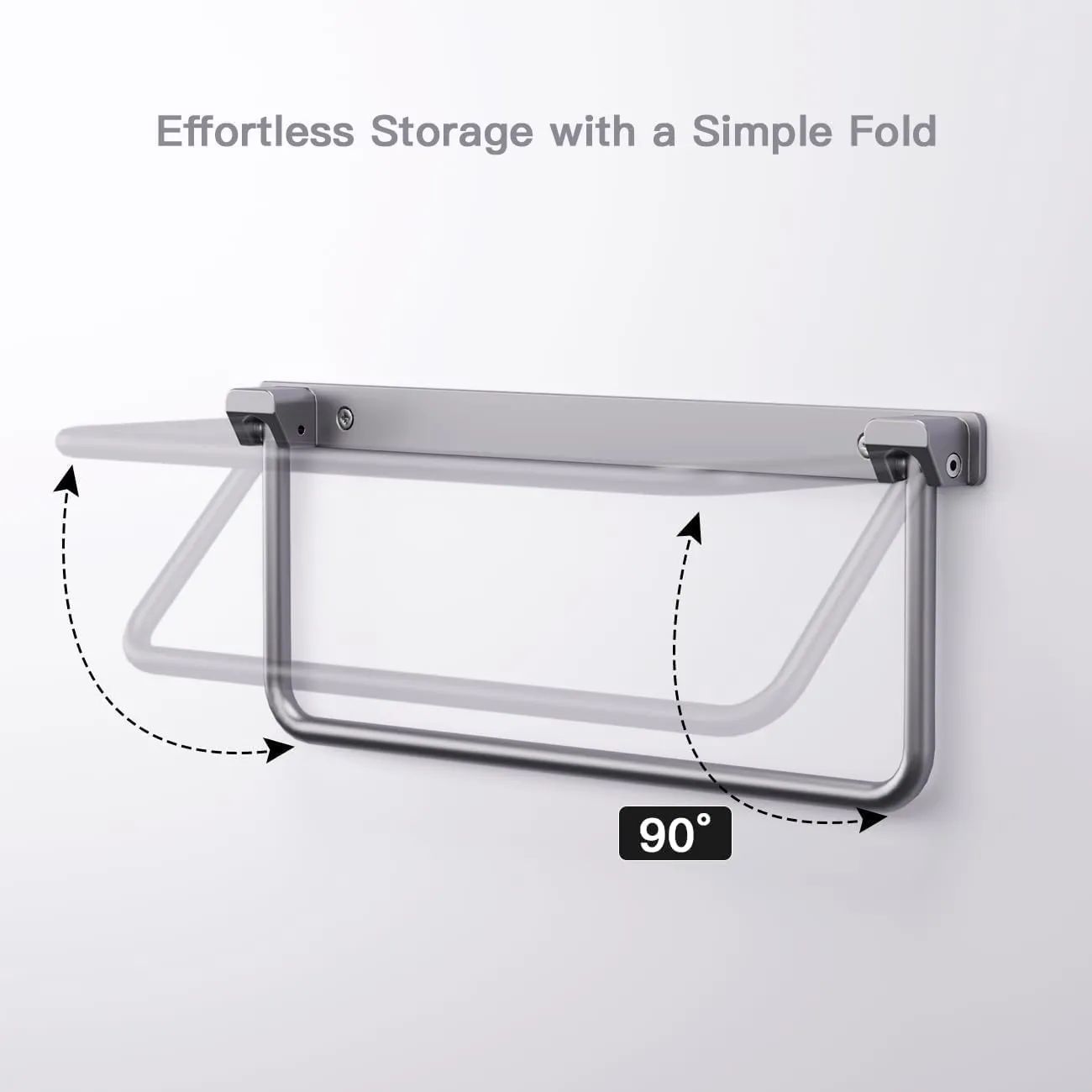 Safoner Foldable RV Shoe Rack- Aluminum Camper Shoe Organizer, Wall-Mounted Shelf, Efficient Holder and Storage Rack for Various Shoes, Essential Travel Trailer Organization Accessories- 2 Packs