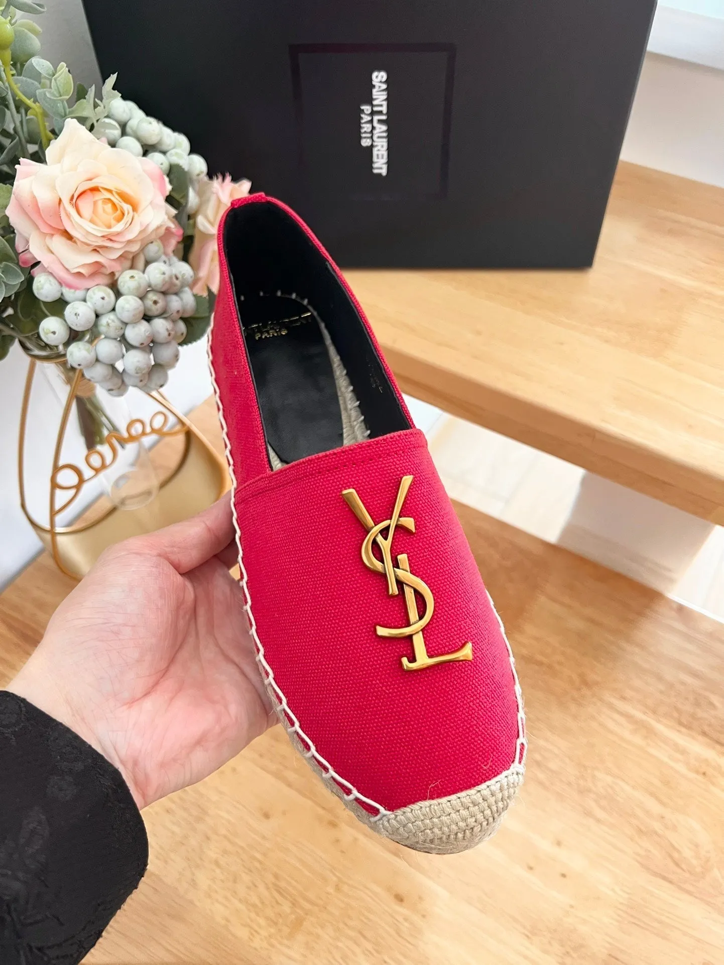 Saint CANVAS SL SLIP Laurent Premium selection ON YVES RED Privacy-focused LOGO