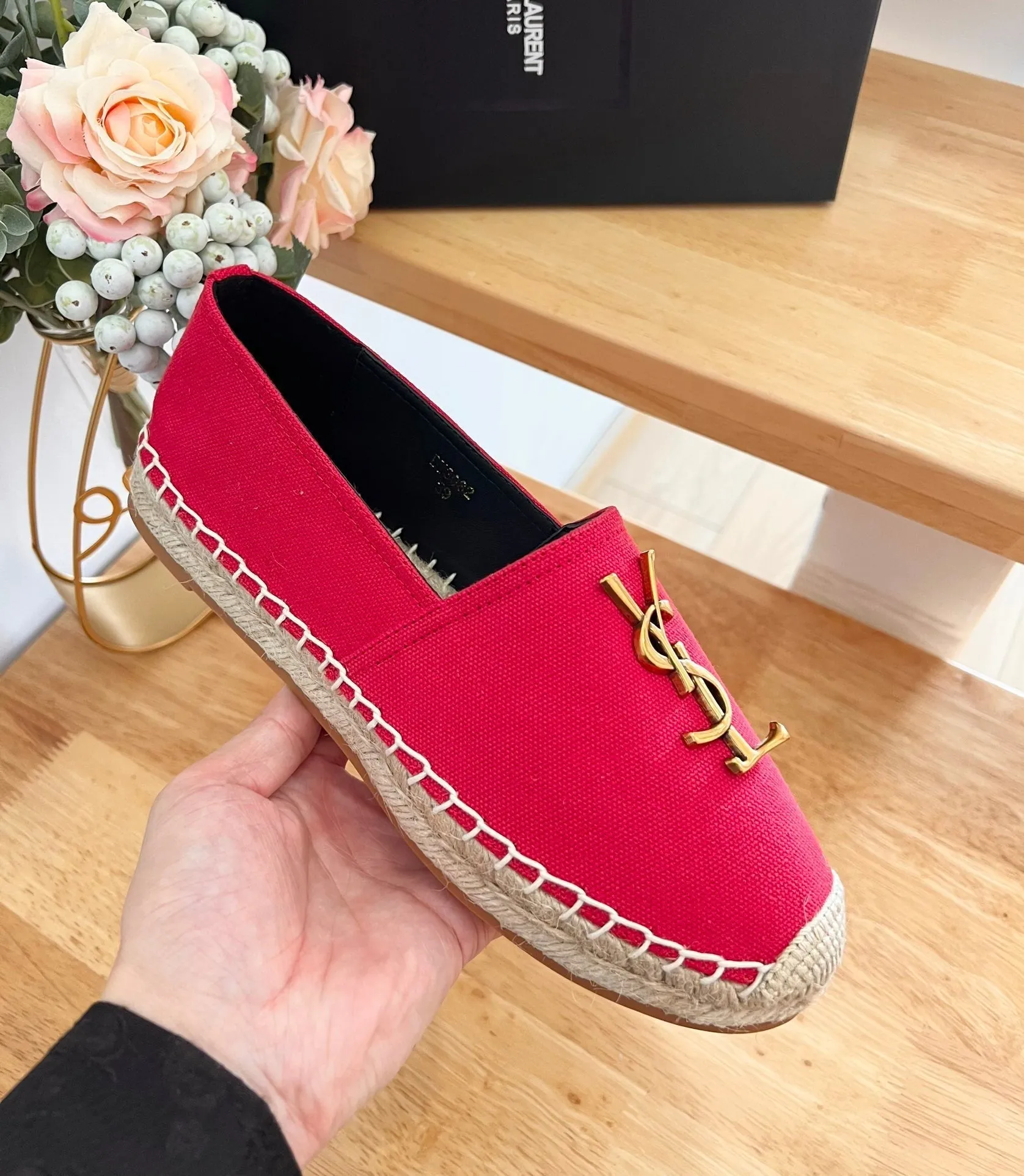 Saint CANVAS SL SLIP Laurent Premium selection ON YVES RED Privacy-focused LOGO
