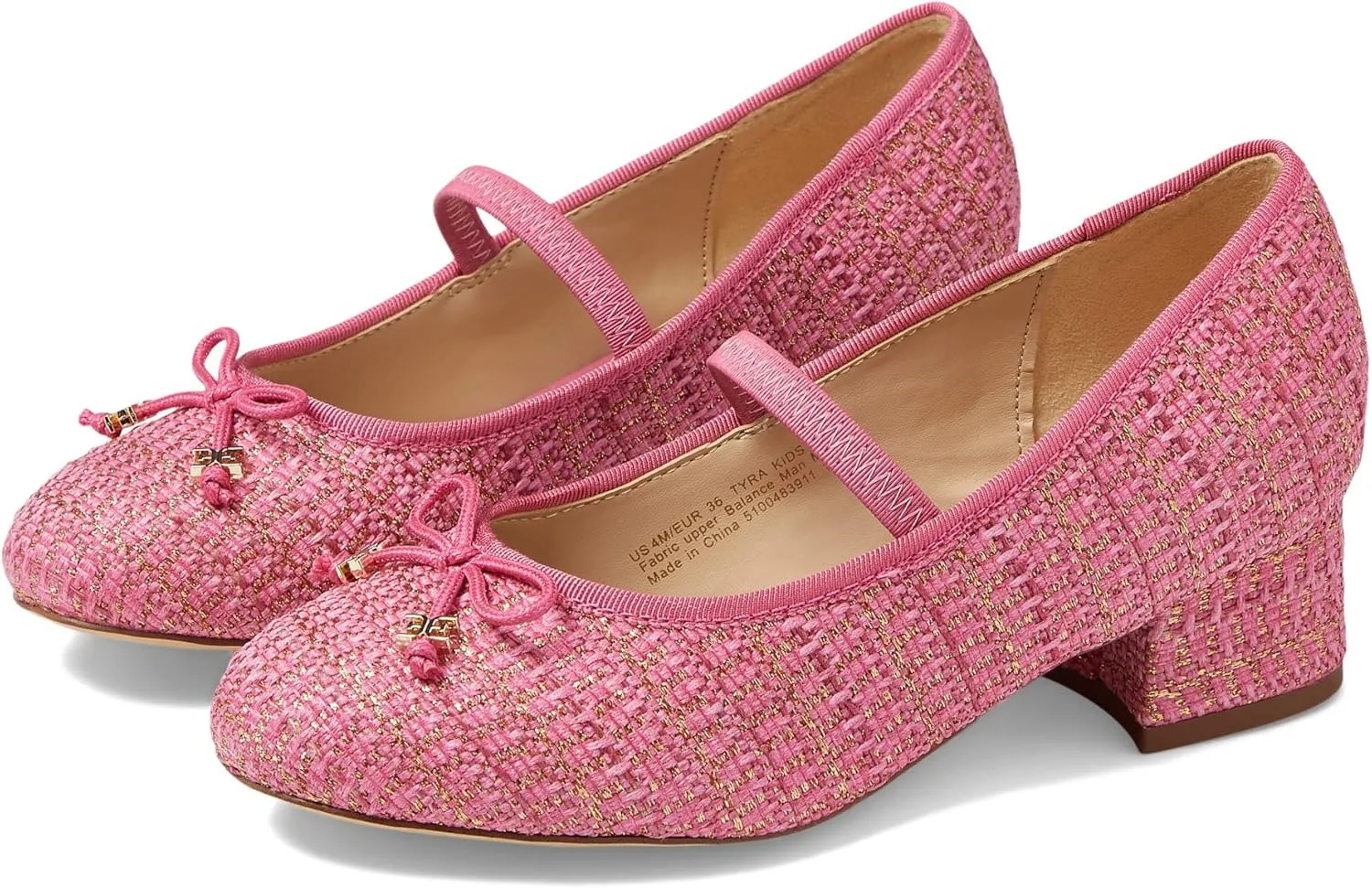 Sam Edelman Girls' Tyra Mary Jane Block Heel