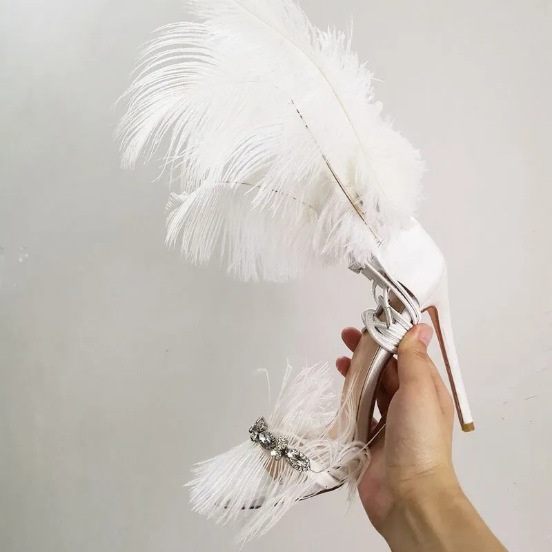 Sandals Hi-Heels "Feathers"