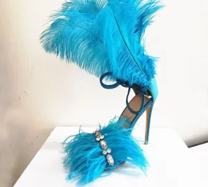 Sandals Hi-Heels "Feathers"