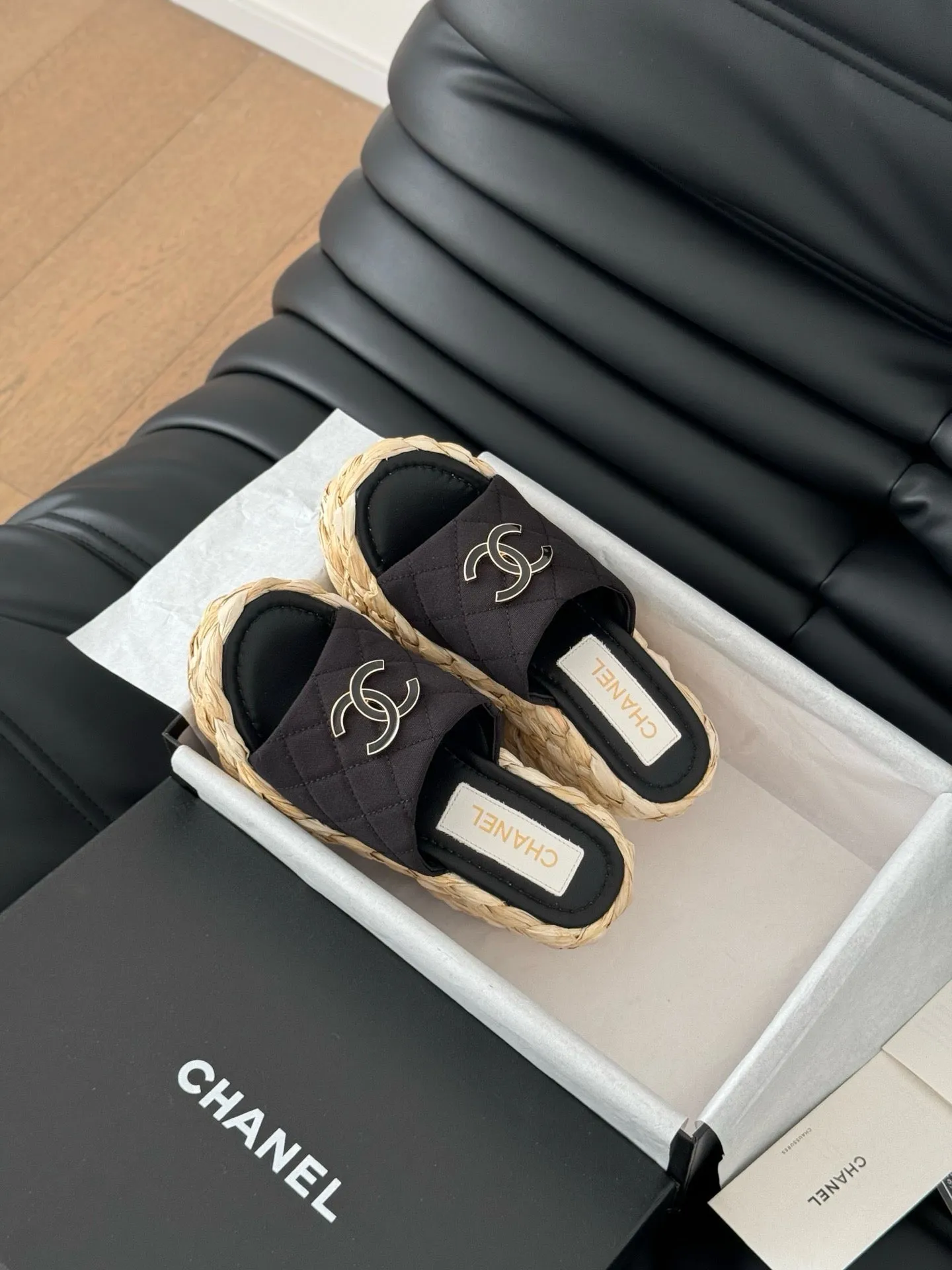 SE1593 Chanel Wedge Sandals / Size5-11