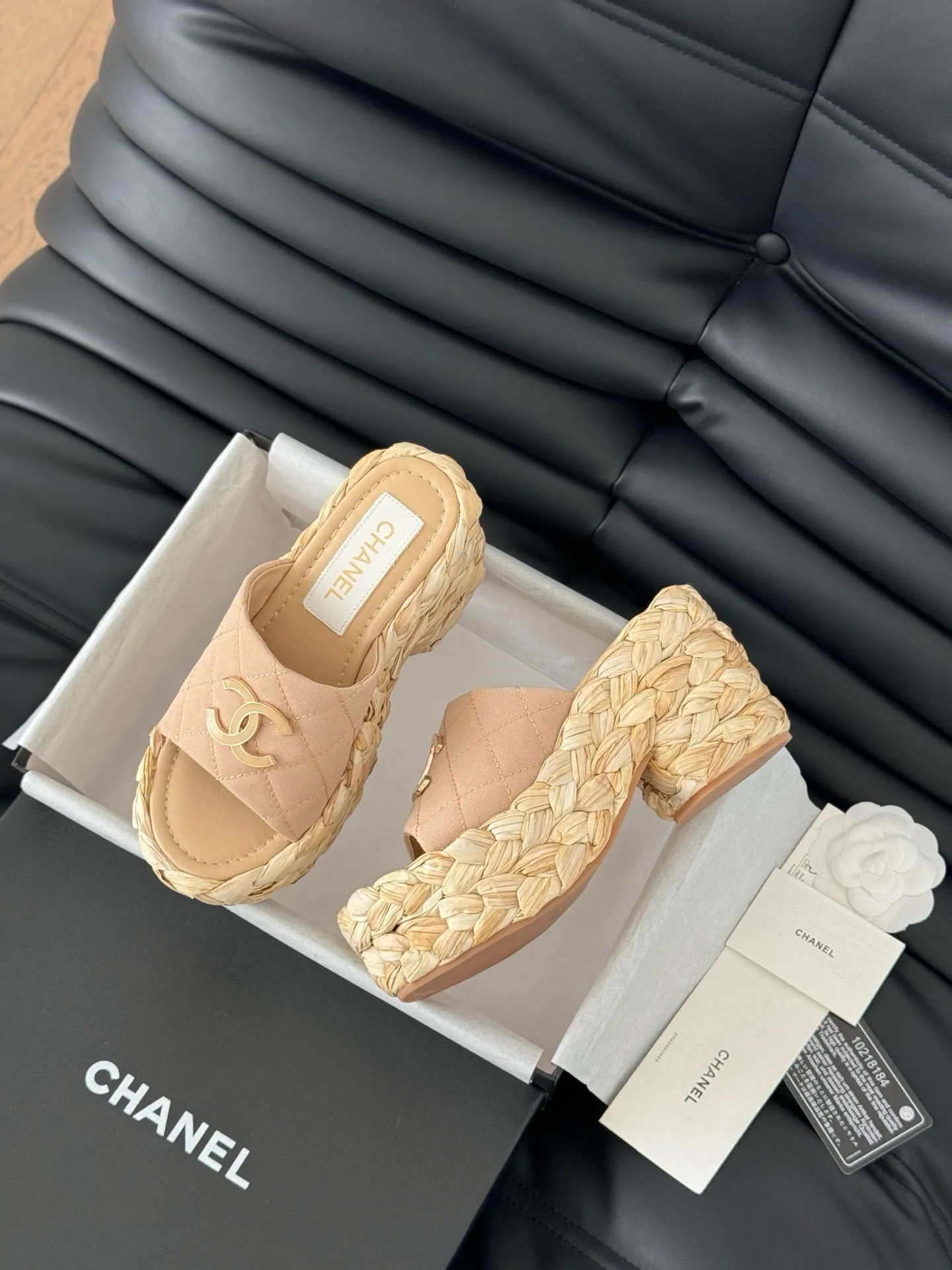 SE1593 Chanel Wedge Sandals / Size5-11