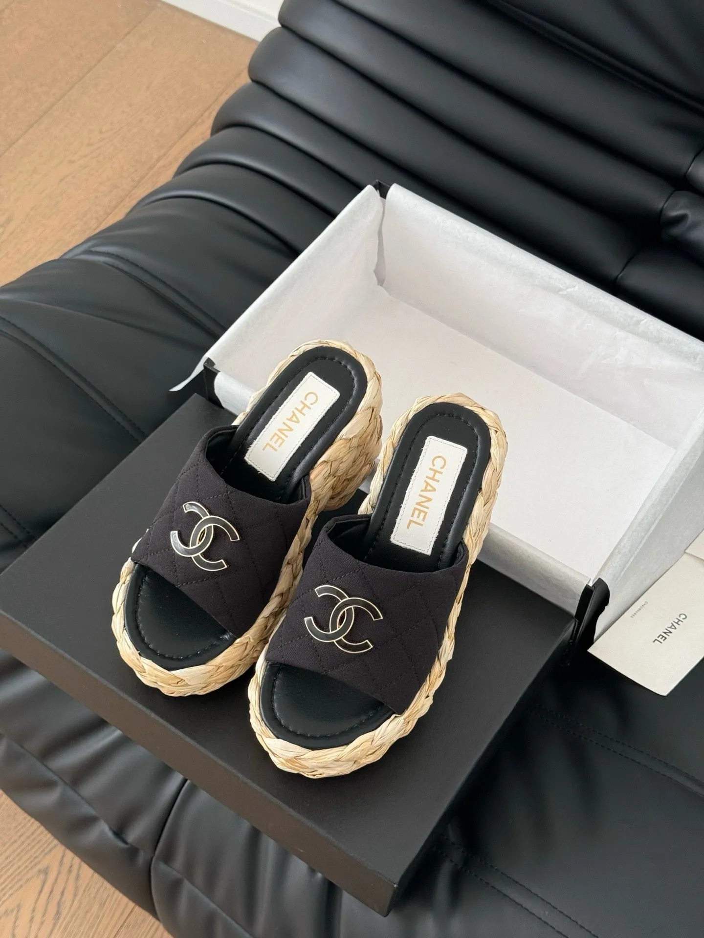 SE1593 Chanel Wedge Sandals / Size5-11