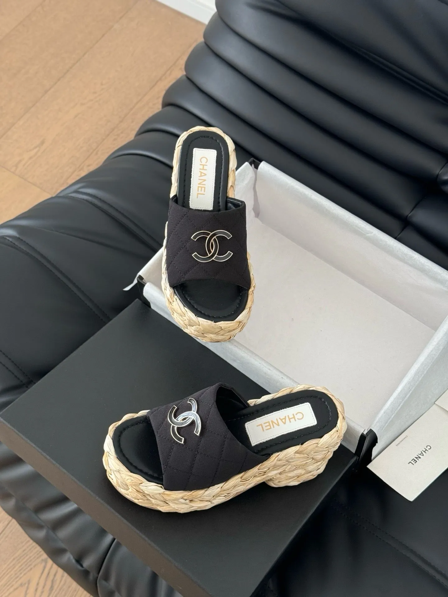 SE1593 Chanel Wedge Sandals / Size5-11