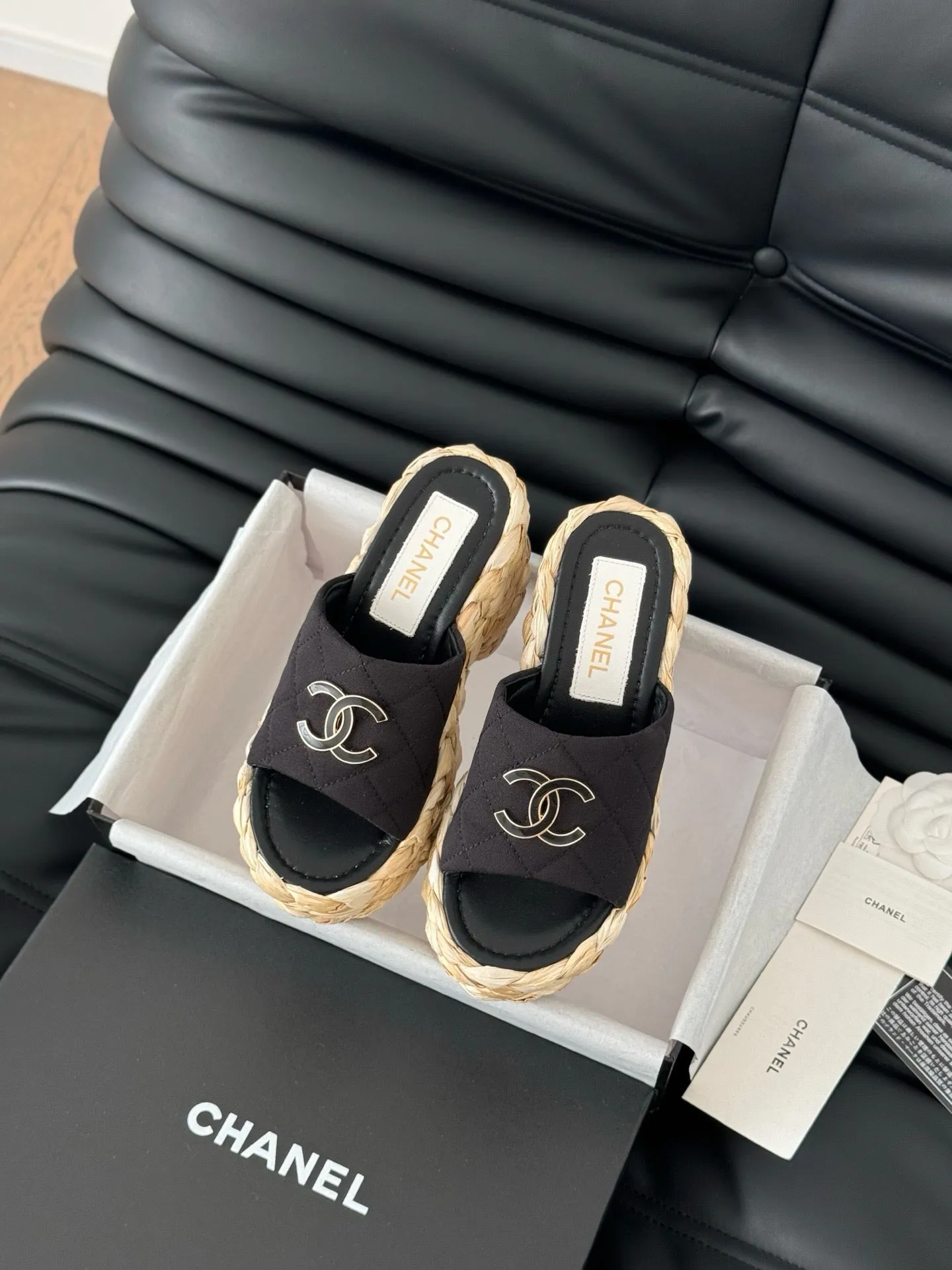 SE1593 Chanel Wedge Sandals / Size5-11