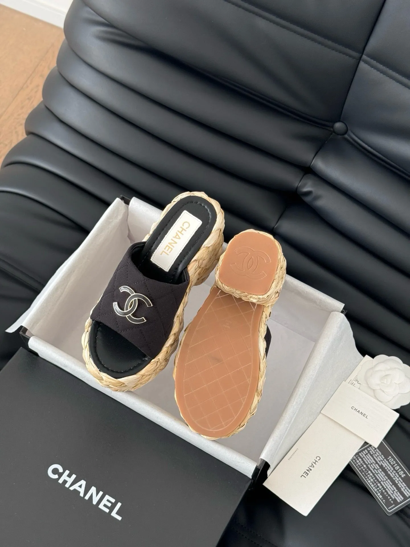 SE1593 Chanel Wedge Sandals / Size5-11