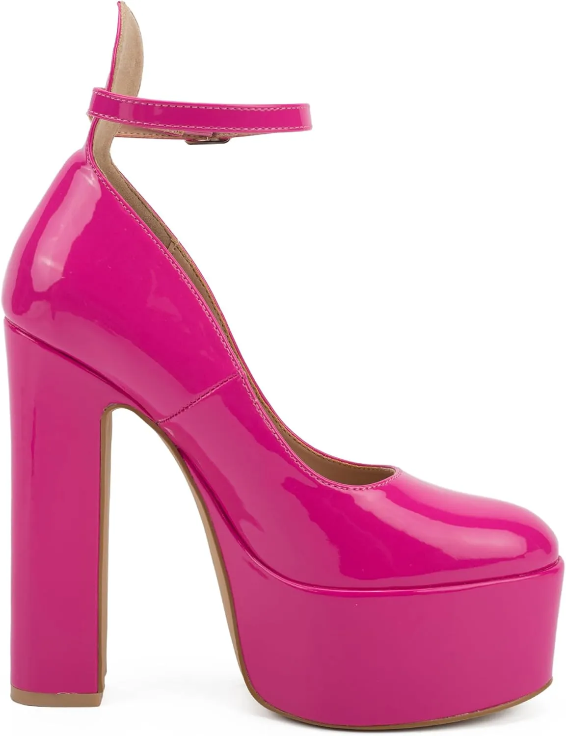 Sexy Gothic Ankle Strap Platform Heels for Women Pumps with High Chunky Heels - Perfect for Party, Wedding, Prom, Cosplay