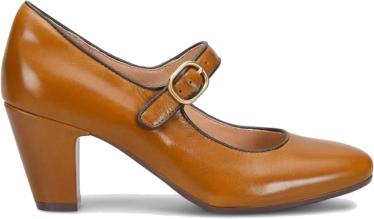 SHODENSE Women Retro Kitten Heel Mary Jane Pumps Shoes Round Closed Toe Ankle Strap Dress Sandals Chunky Block Mid Heel Two-tone Burnished Mary Janes Lolita Shoes Office Ladies Wedding Party 4-11 M US