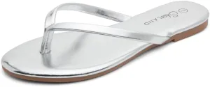 Shoe Land Flip Flops for Women 2025 - Memory Foam Slides & Flat Sandals | Ultra-Comfortable Thong Lightweight Summer Shoes for Beach, Pool & Dressy Outfits