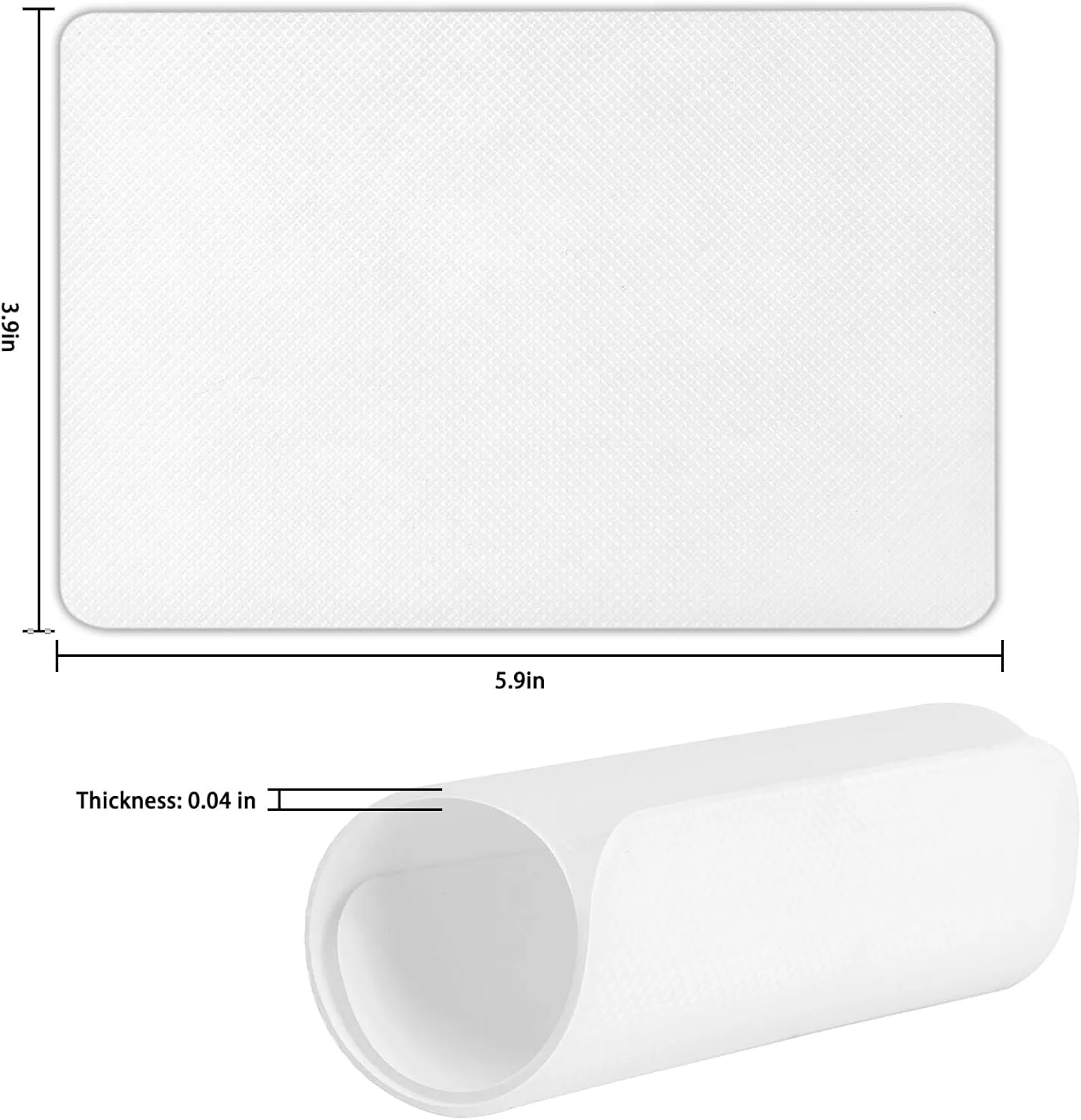 Shoe Sole Protector, 4 Pcs Self Adhesive Shoe Bottom Protector for High Heels, Silicone Anti Slip Shoe Grips on Bottom of Shoes, Sole Guard Non Slip Pads for Shoes (Medium, 6" by 4", Clear)