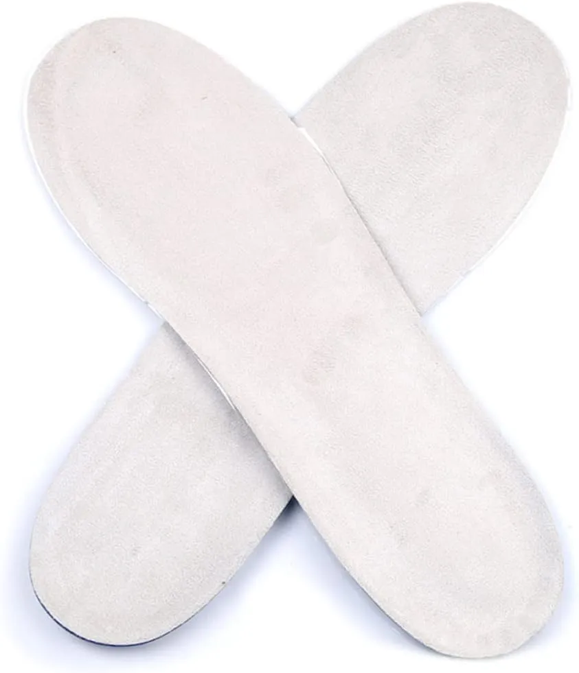 Silicone Gel Insoles for Walking Hiking and Running Size L 43 45 Absorbent Foot Insoles for Cushioning and Massage Comfortable Shoe Inserts for Sports Activities