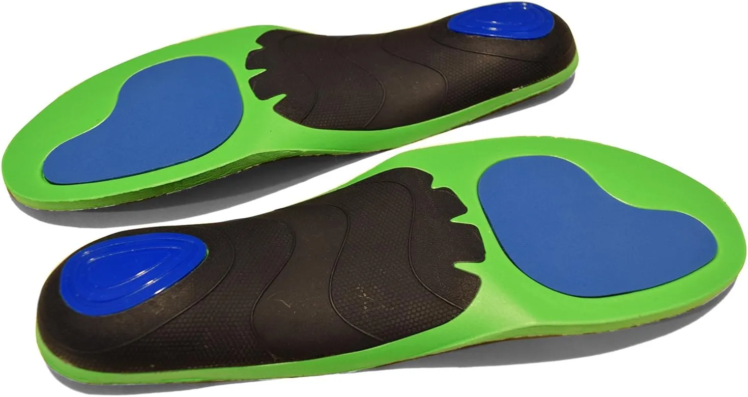 Skateboarding Shoe Insoles - Comfortable Insert, Increases Stability, Impact Resistance, No Stink - Risk Free Guarantee