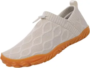 Slip On Barefoot Shoe for Men Women, Minimalist Comfortable Walking Barefoot Water Shoes Beach Outdoor Running Sneakers