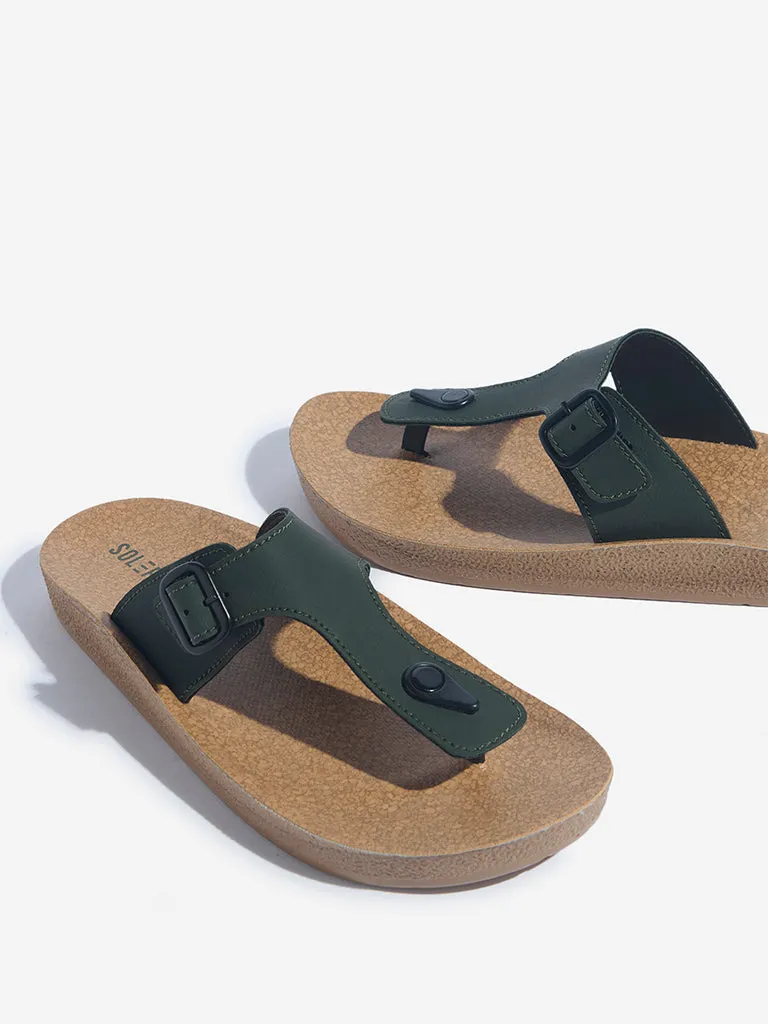 SOLEPLAY Olive Thong-Strap Sandals