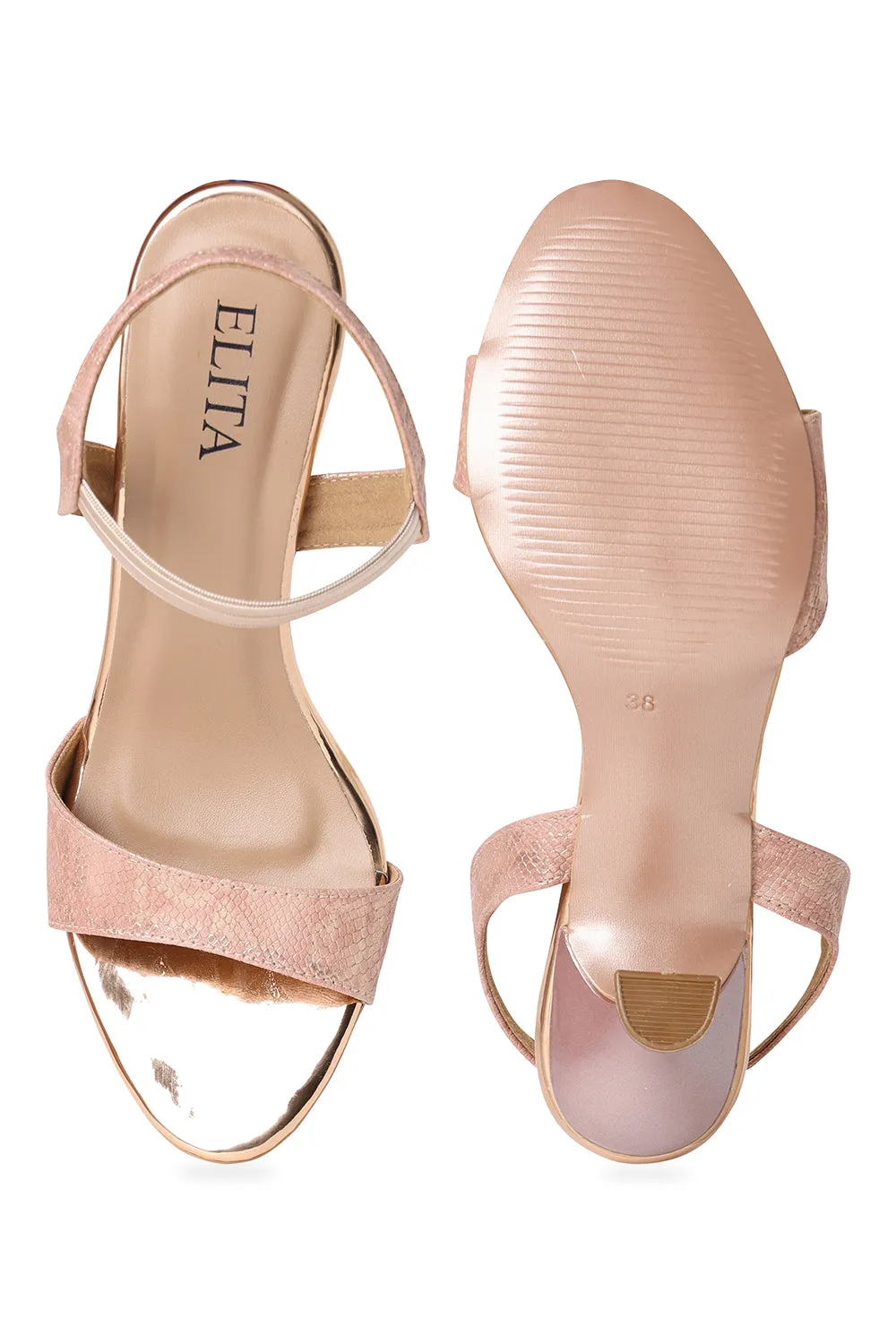SOLES Crocodile Print Small Heels
