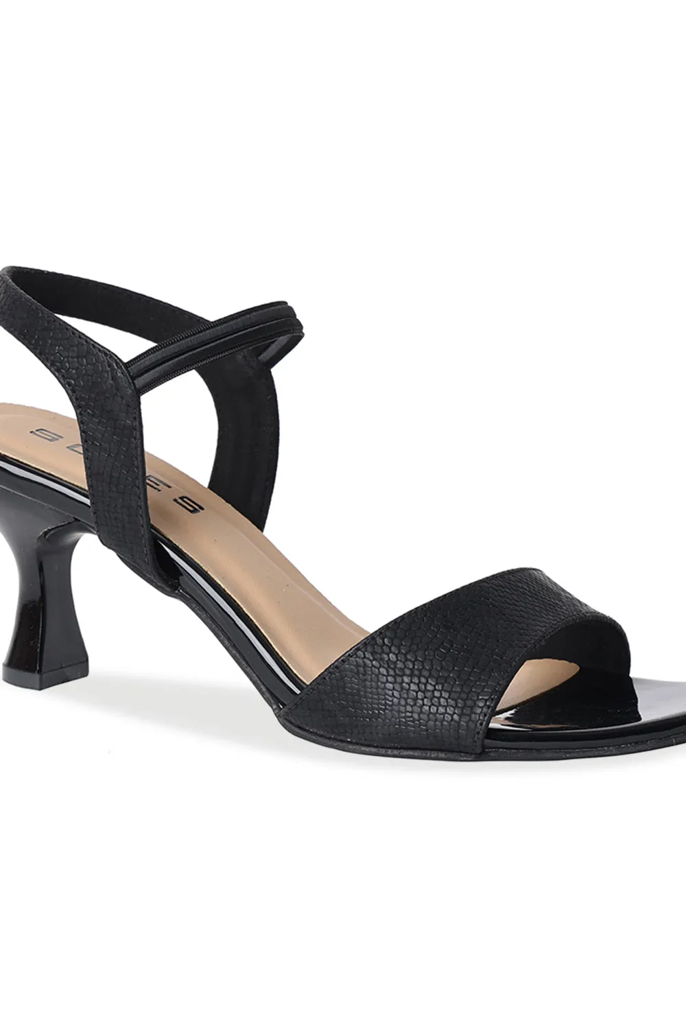 SOLES Crocodile Print Small Heels