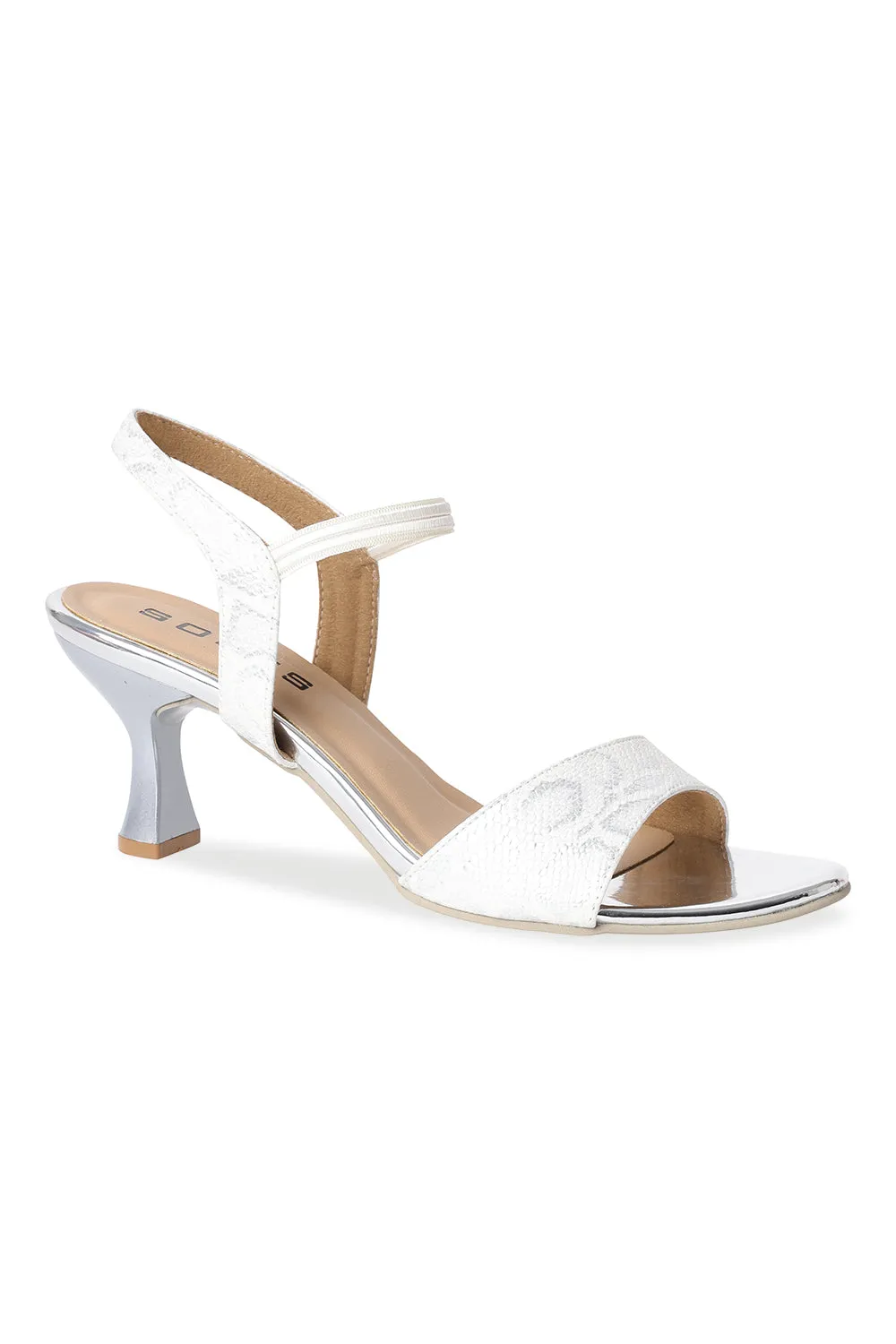 SOLES Crocodile Print Small Heels