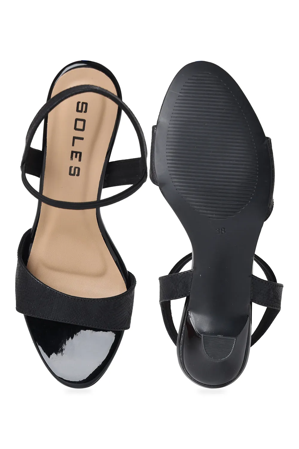 SOLES Crocodile Print Small Heels