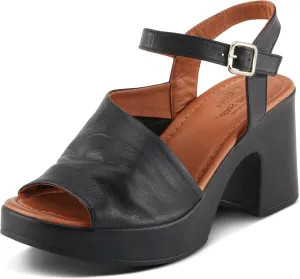 Spring Step CELLO Women's Block Heels with Asymmetrical Upper and Buttery Leather