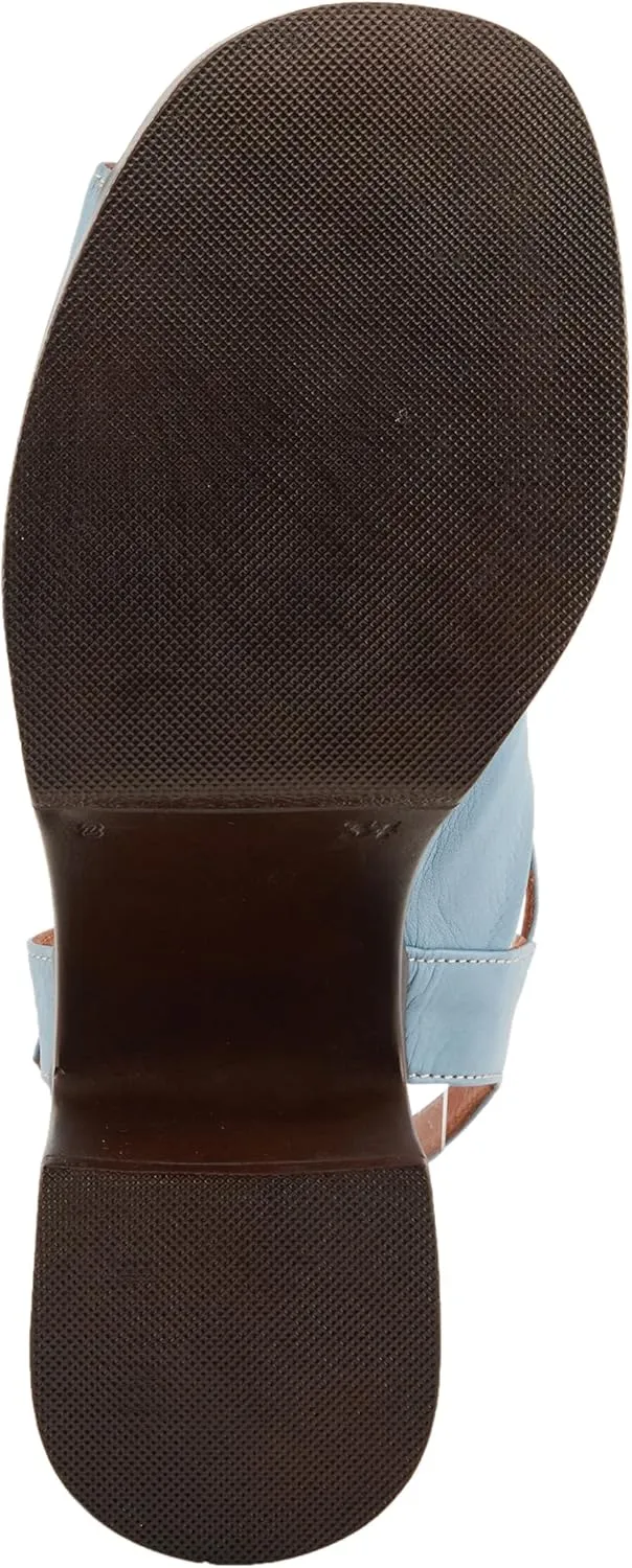 Spring Step CELLO Women's Block Heels with Asymmetrical Upper and Buttery Leather