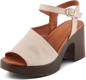 Spring Step CELLO Women's Block Heels with Asymmetrical Upper and Buttery Leather