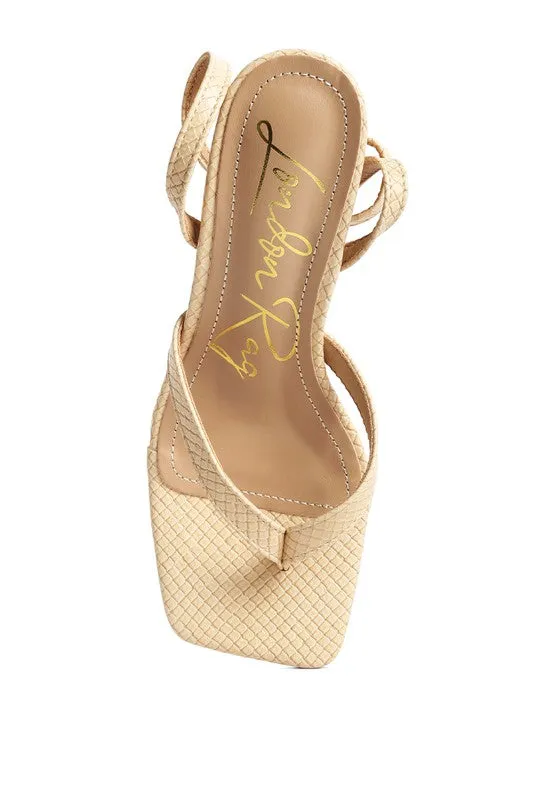 Strap Thong Sandals