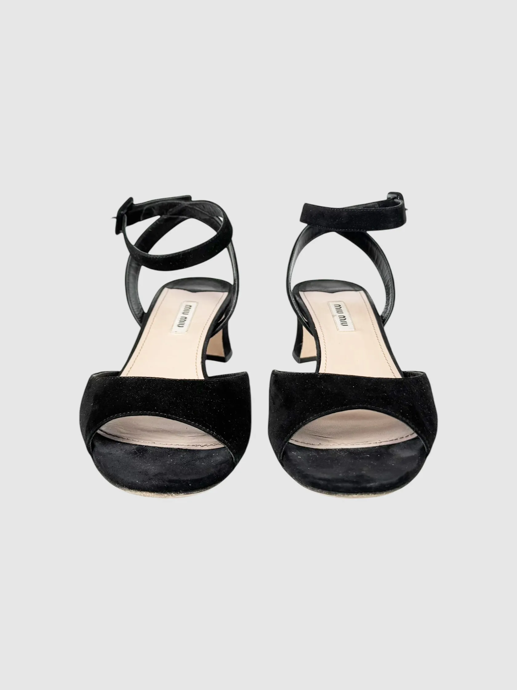 Suede Strap Sandals
