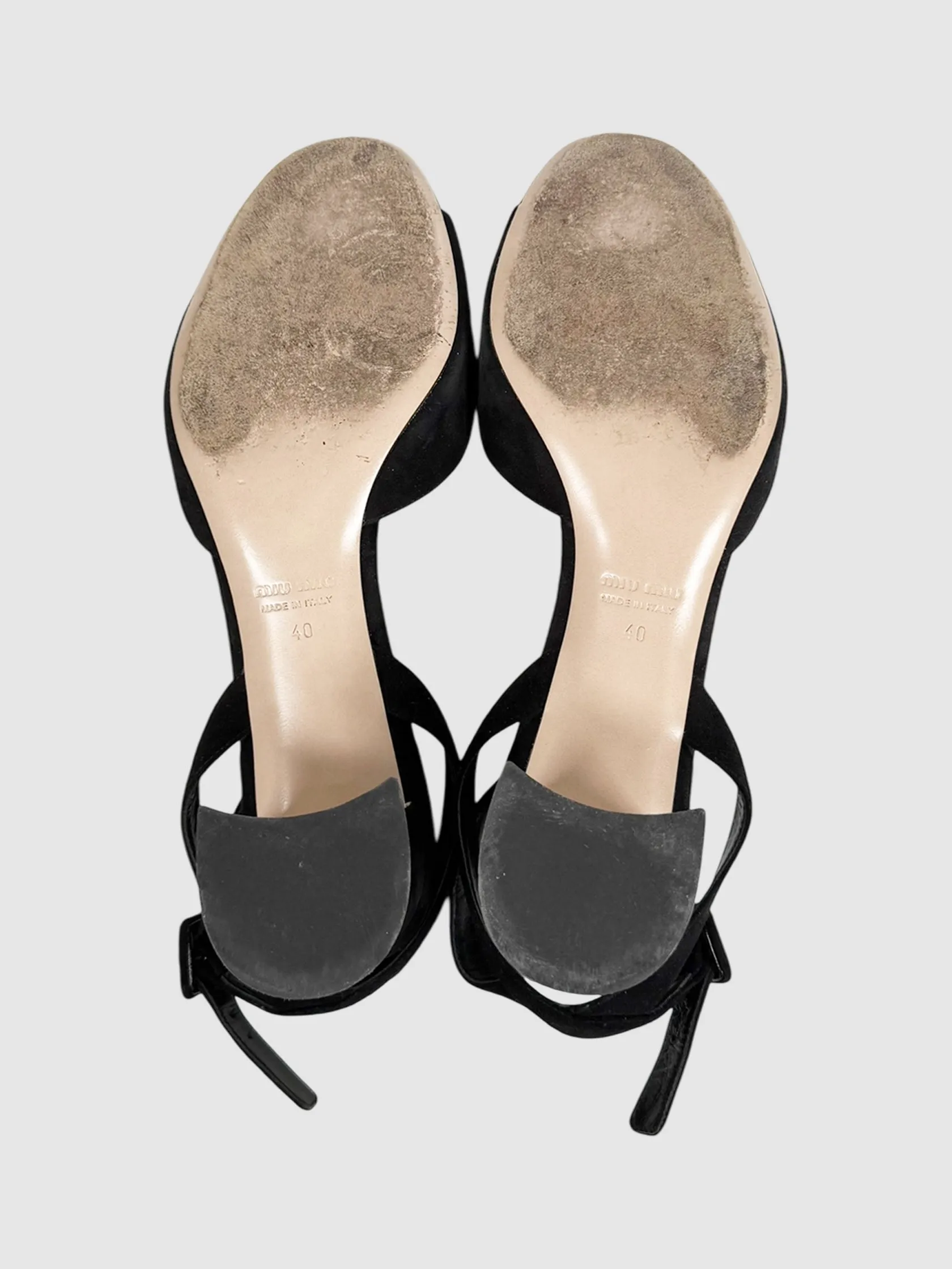 Suede Strap Sandals