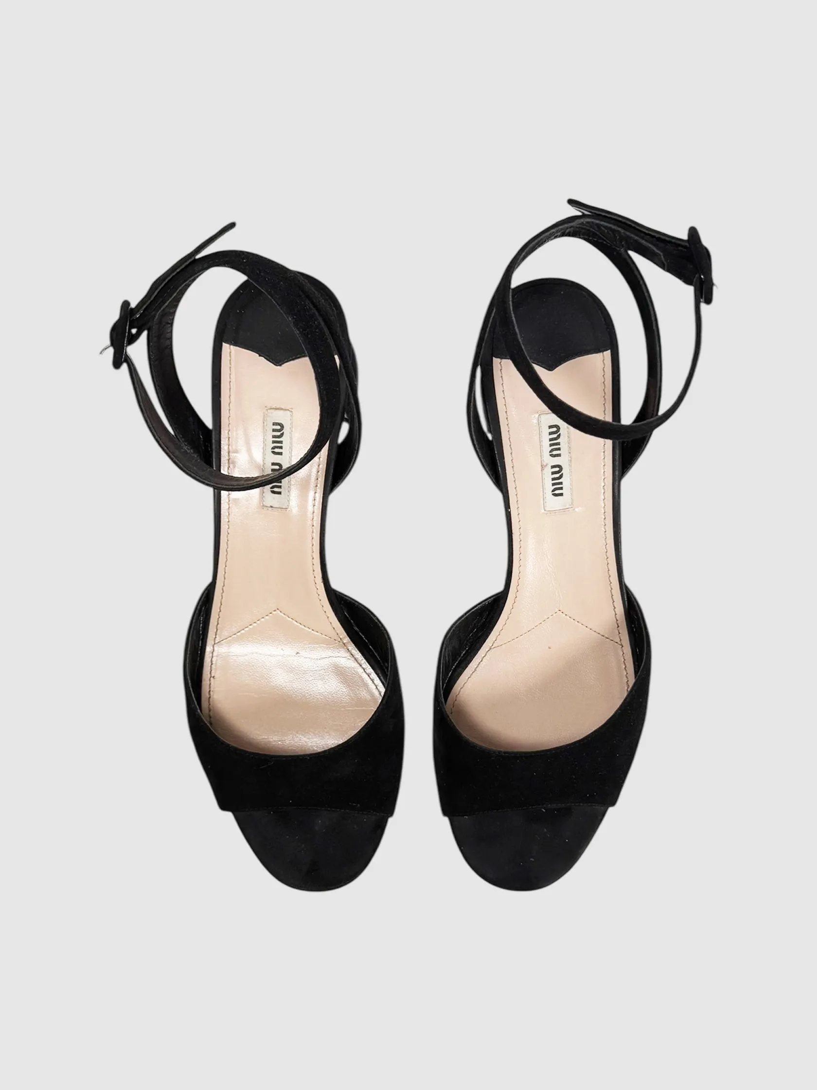 Suede Strap Sandals