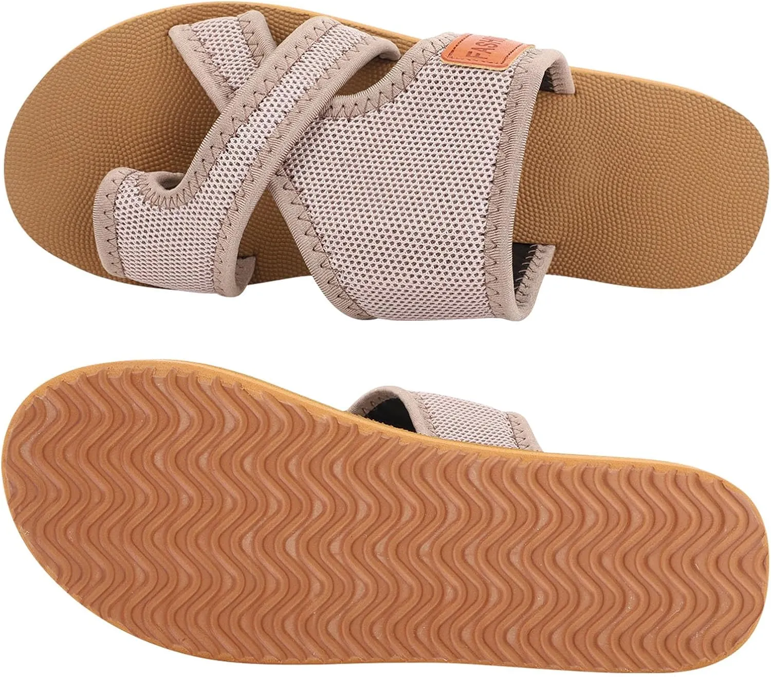 Summer Sandals for Women 2025 Extra Wide Beach Breathable Comfortable Mesh Hollow Slippers Slide Orthopedic Shoes