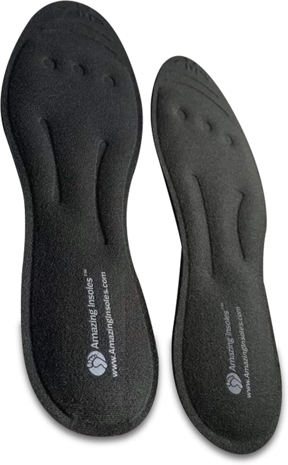 Superior Therapeutic Massaging Insoles by Amazing Insoles | 100% Liquid Gel Glycerin | Ideal for Running & Walking | Orthotic Shoe Insoles for Women | Comfortable Design for Plantar Fasciitis Relief