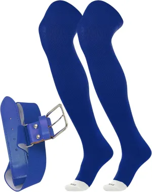 TCK Baseball Belt and Socks Combo Over the Knee - Youth and Adult Sizes Prosport